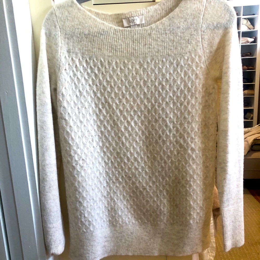 Cream LOFT Outlet Sweater